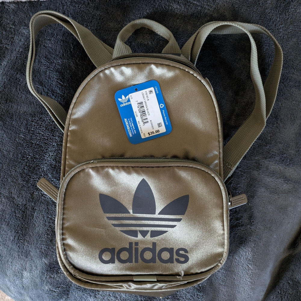 Adidas Olive Mini Backpack